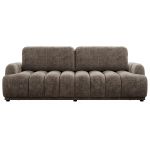 Sofa ACCORIDO - brązowy, szenil grubo tkany