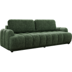 Sofa ACCORIDO - ciemnozielony, szenil grubo tkany