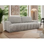Sofa ACCORIDO - jasnoszary, szenil grubo tkany