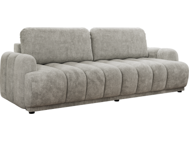 Sofa ACCORIDO - jasnoszary, szenil grubo tkany