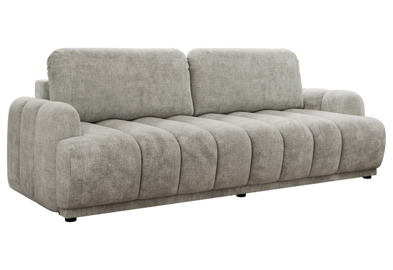 Sofa ACCORIDO - jasnoszary, szenil grubo tkany