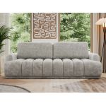 Sofa ACCORIDO - jasnoszary, szenil grubo tkany