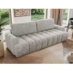 Sofa ACCORIDO - jasnoszary, szenil grubo tkany