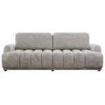 Sofa ACCORIDO - jasnoszary, szenil grubo tkany