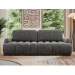 Sofa ACCORIDO - ciemnoszary, szenil grubo tkany