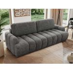 Sofa ACCORIDO - ciemnoszary, szenil grubo tkany