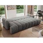 Sofa ACCORIDO - ciemnoszary, szenil grubo tkany