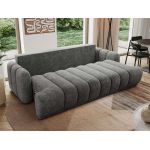 Sofa ACCORIDO - ciemnoszary, szenil grubo tkany