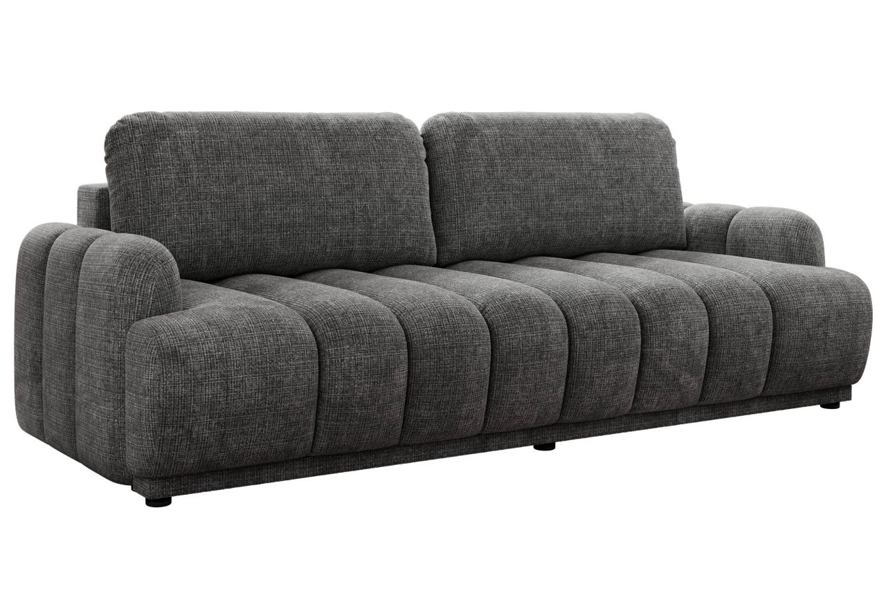Sofa ACCORIDO - ciemnoszary, szenil grubo tkany