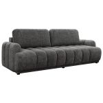 Sofa ACCORIDO - ciemnoszary, szenil grubo tkany
