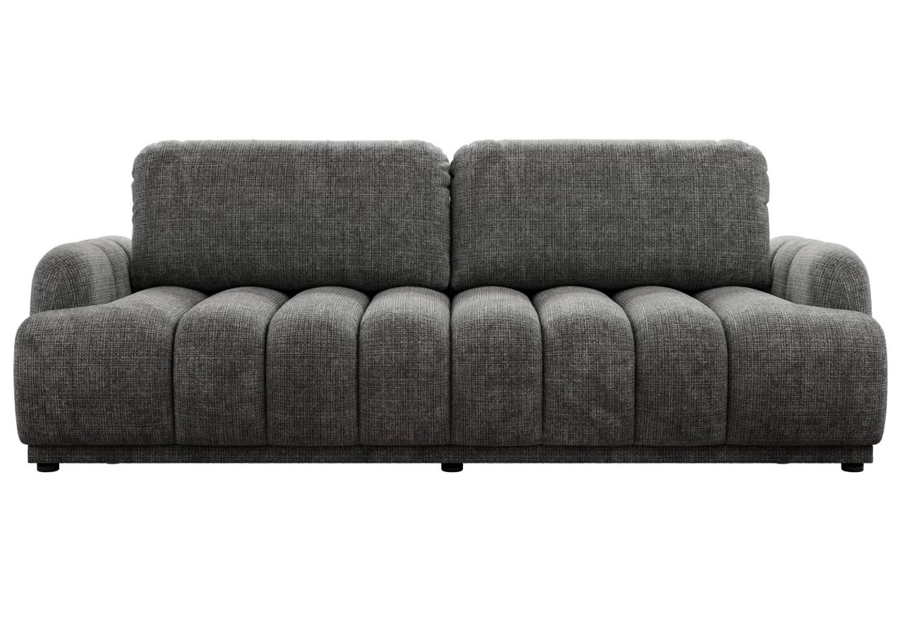 Sofa ACCORIDO - ciemnoszary, szenil grubo tkany