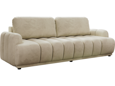 Sofa ACCORIDO - kremowy, welwet