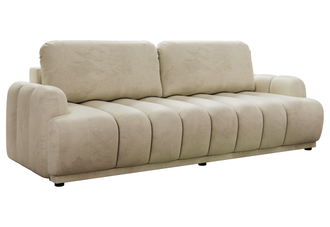 Sofa ACCORIDO - kremowy, welwet