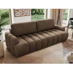 Sofa ACCORIDO - brązowy, welwet