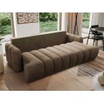 Sofa ACCORIDO - brązowy, welwet