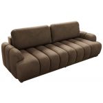 Sofa ACCORIDO - brązowy, welwet