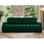 Sofa ACCORIDO - ciemnozielony, welwet