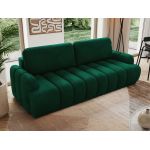 Sofa ACCORIDO - ciemnozielony, welwet