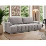 Sofa ACCORIDO - jasnoszary, welwet