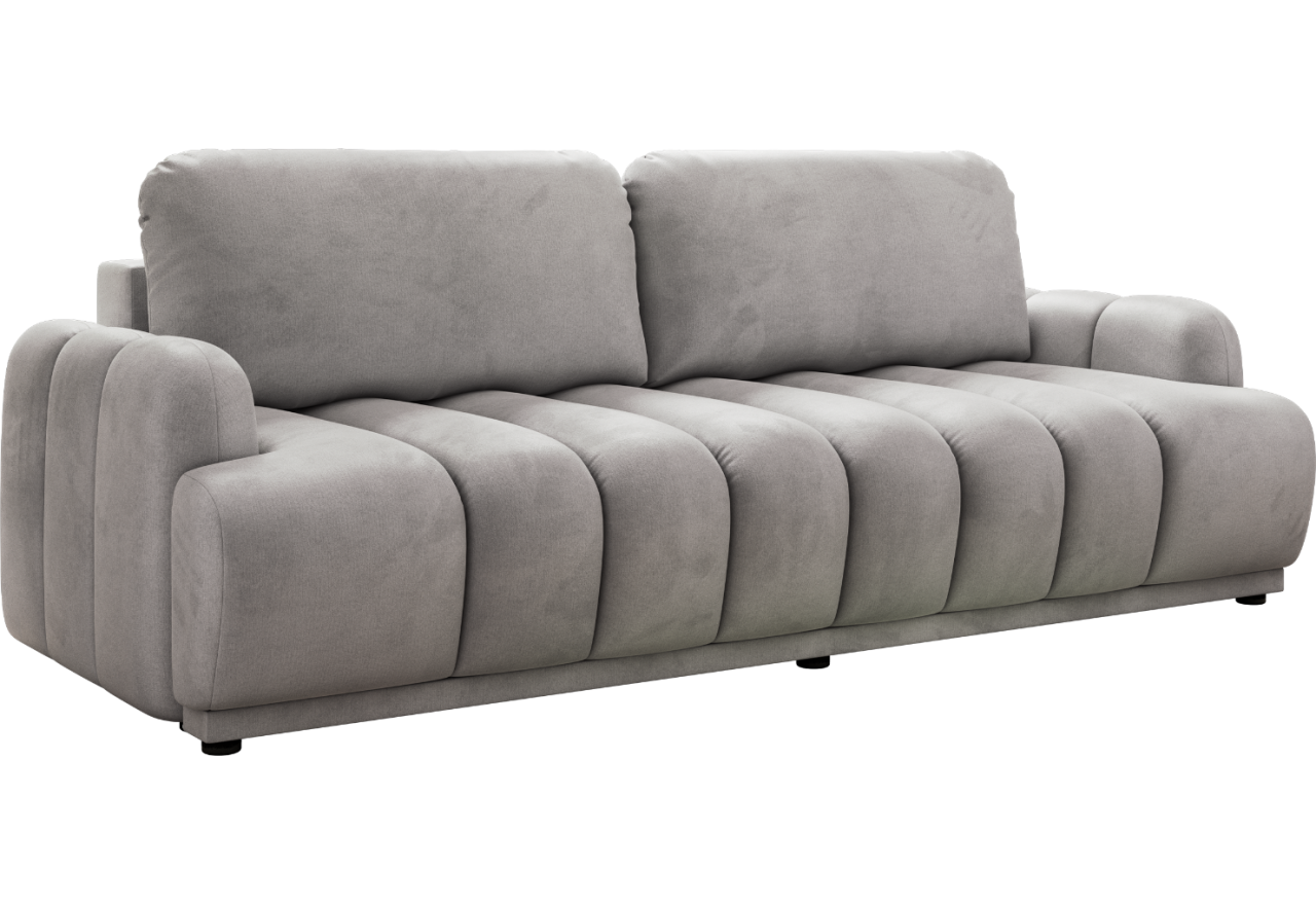 Sofa ACCORIDO - jasnoszary, welwet