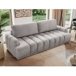 Sofa ACCORIDO - jasnoszary, welwet