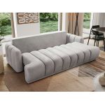 Sofa ACCORIDO - jasnoszary, welwet