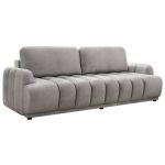 Sofa ACCORIDO - jasnoszary, welwet