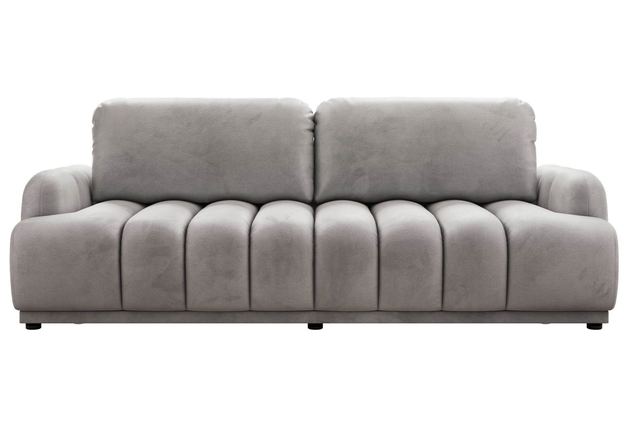 Sofa ACCORIDO - jasnoszary, welwet