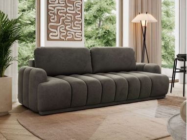 Sofa ACCORIDO - ciemnoszary, welwet