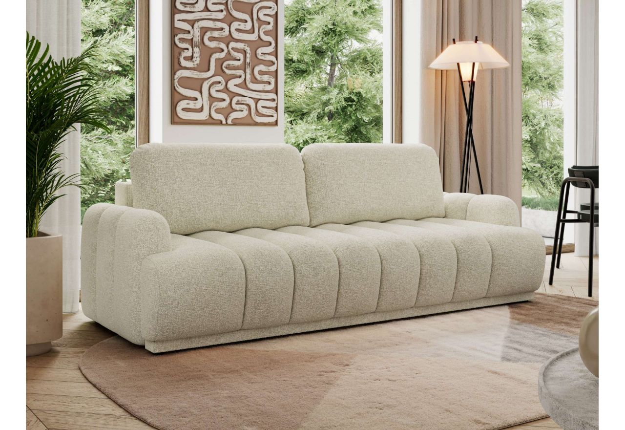 Sofa ACCORIDO - kremowy, struktura