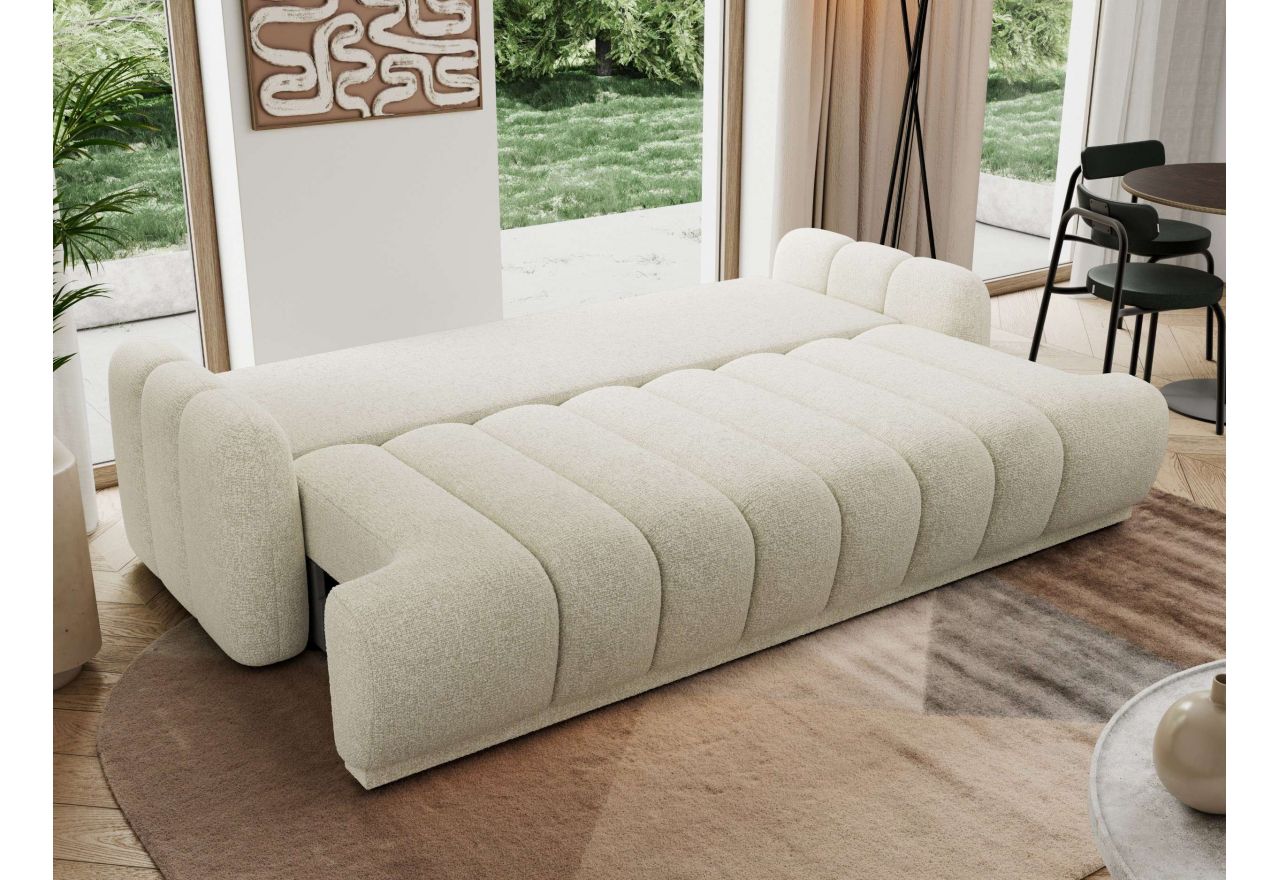 Sofa ACCORIDO - kremowy, struktura