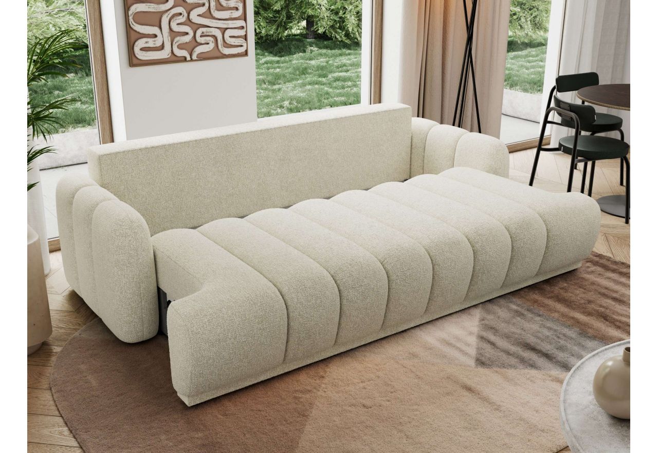 Sofa ACCORIDO - kremowy, struktura