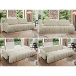 Sofa ACCORIDO - kremowy, struktura