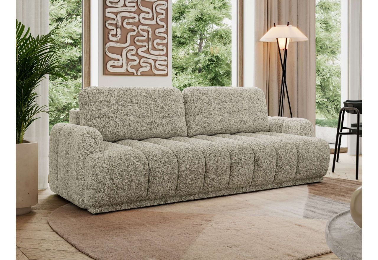Sofa ACCORIDO - beżowy, struktura