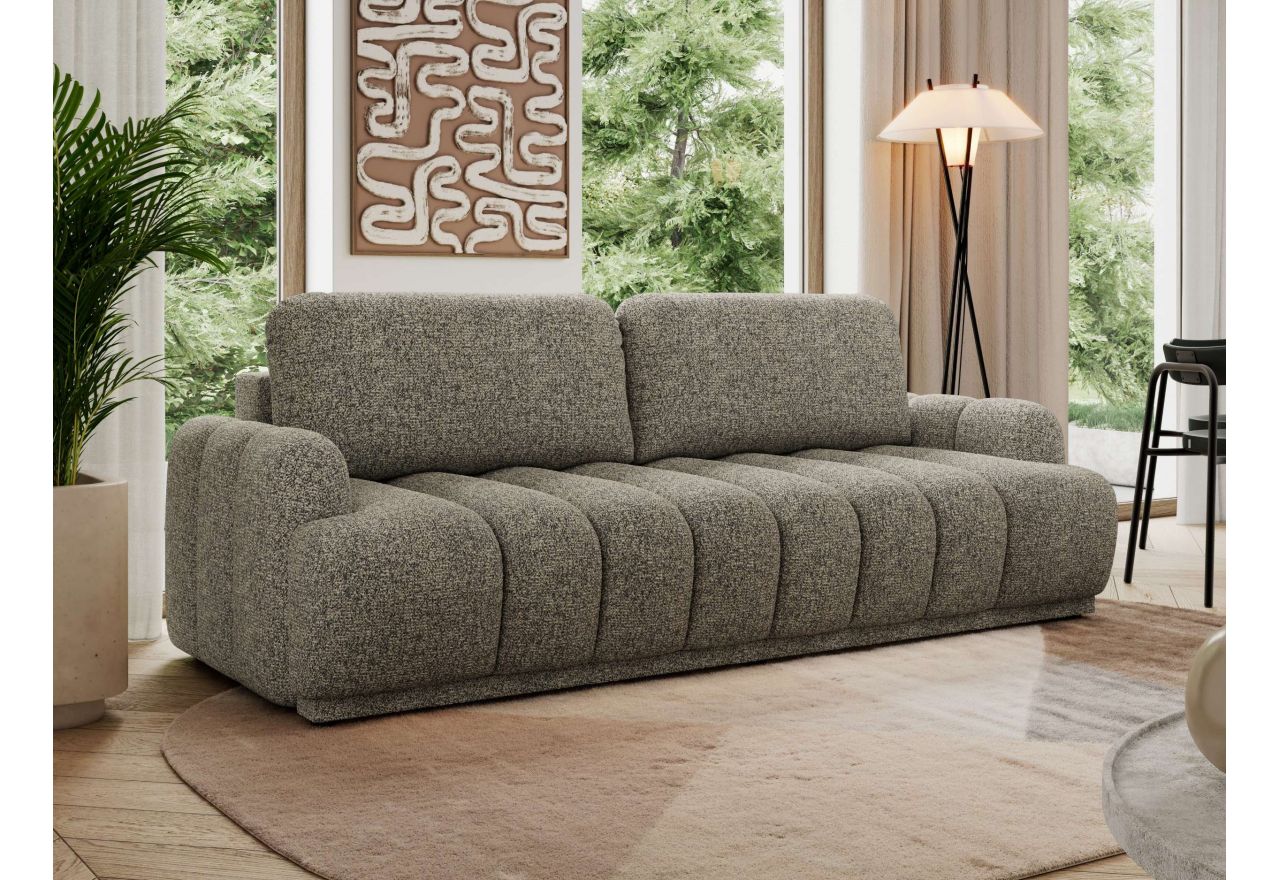 Sofa ACCORIDO - szary, struktura