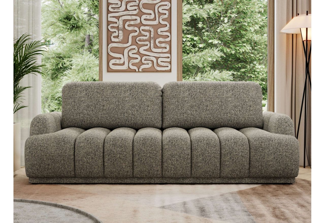 Sofa ACCORIDO - szary, struktura