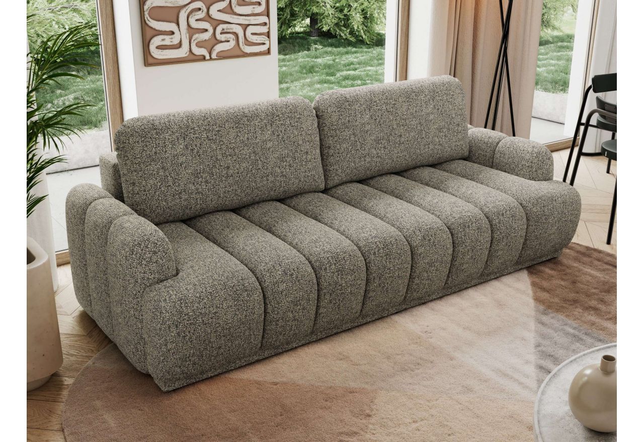 Sofa ACCORIDO - szary, struktura