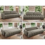 Sofa ACCORIDO - szary, struktura