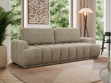 Sofa ACCORIDO - ciemnobeżowy, struktura