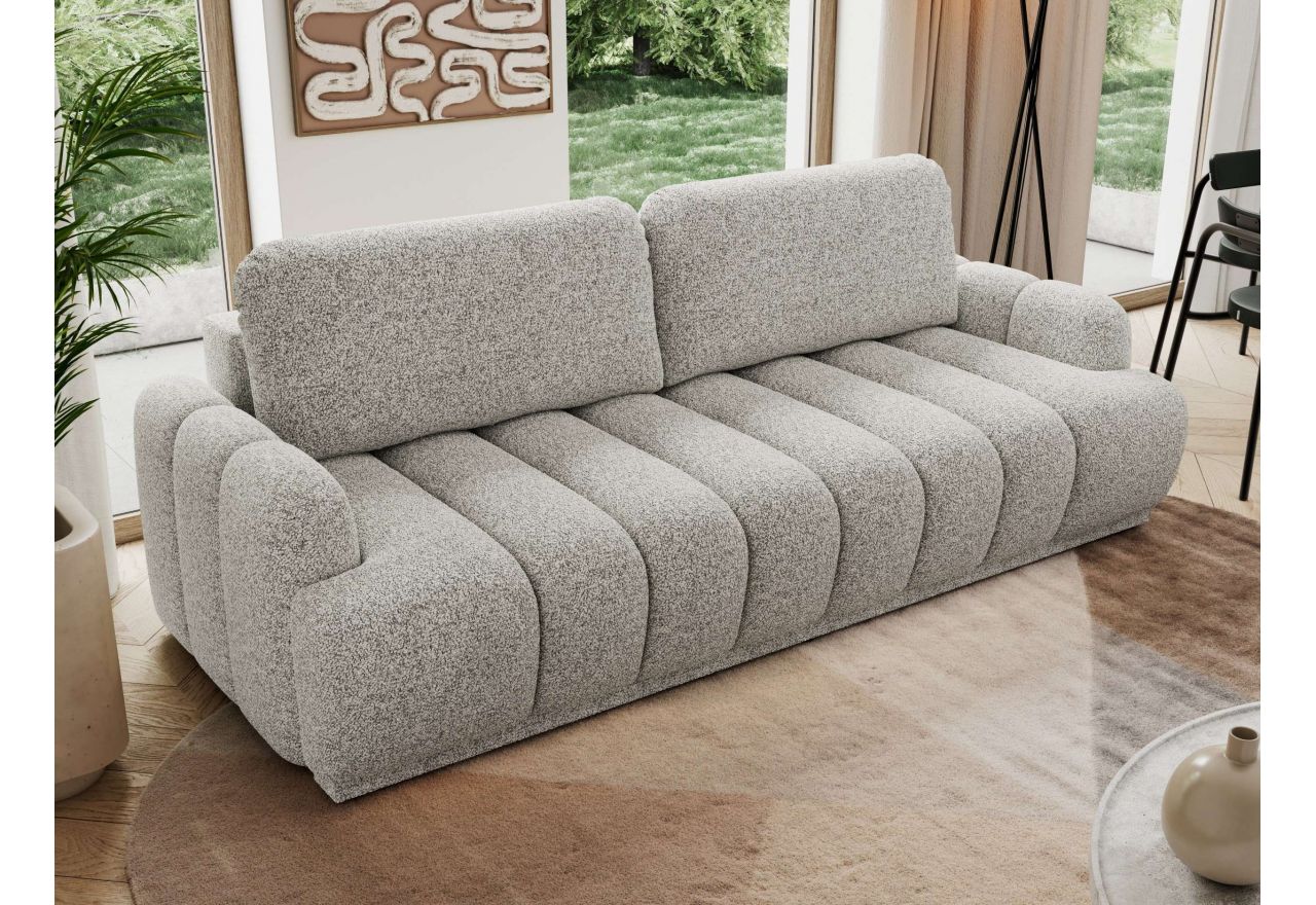 Sofa ACCORIDO - jasnoszary, struktura