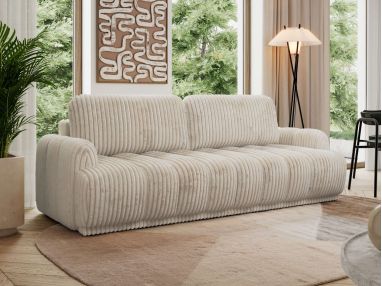 Sofa ACCORIDO - beżowy, sztruks
