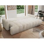 Sofa ACCORIDO - beżowy, sztruks