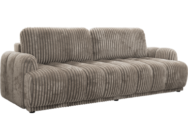 Sofa ACCORIDO - jasnobrązowy, sztruks