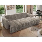 Sofa ACCORIDO - jasnobrązowy, sztruks