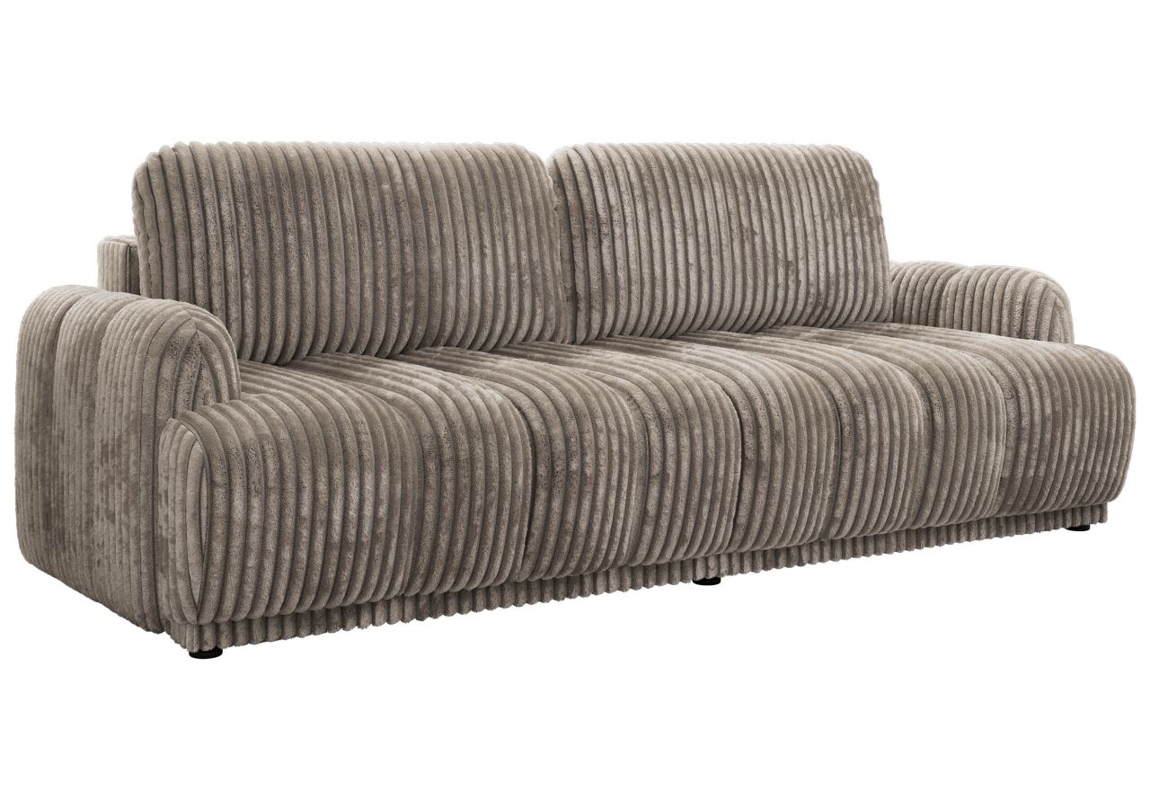 Sofa ACCORIDO - jasnobrązowy, sztruks