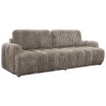 Sofa ACCORIDO - jasnobrązowy, sztruks