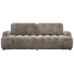 Sofa ACCORIDO - jasnobrązowy, sztruks