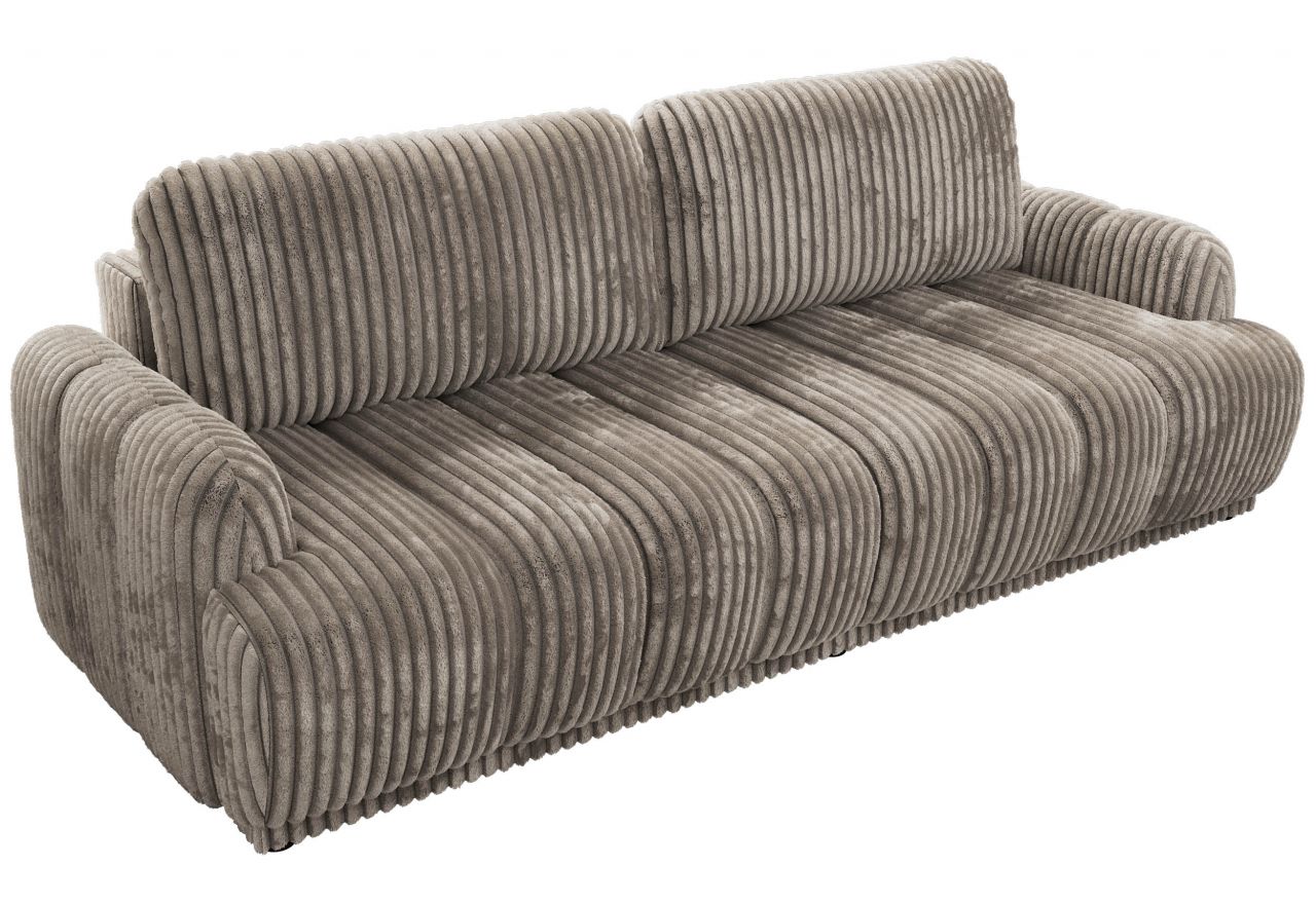 Sofa ACCORIDO - jasnobrązowy, sztruks