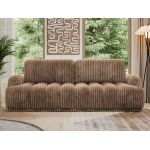 Sofa ACCORIDO - brązowy, sztruks