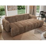 Sofa ACCORIDO - brązowy, sztruks